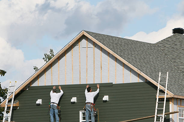 Professional Siding Contractor technician working in Creighton, PA